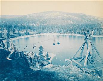 (GOLD MINING) A select group of 9 photographs of the English Mountain Gold Mines in Nevada County, California.